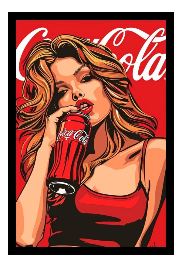 Cuadro Decorativo Bares - Coca Cola 20 - A3 30x40
