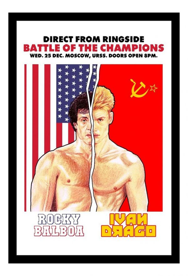 Cuadro Decorativo Cine - Ivan Drago 03 - A3 30x40 Cm