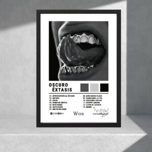 Cuadro Decorativo Musica - Wos - Modelo 04 - A3 30x40 Cm