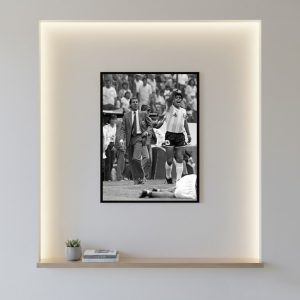 Cuadro Decorativo Futbol - Carlos Bilardo 01 - A3 30x40 Cm