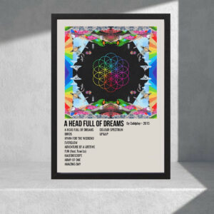 Cuadro Decorativo Coldplay 03 - Tamaño A3 30x40 Cm