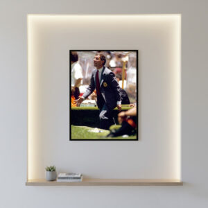 Cuadro Decorativo Futbol - Carlos Bilardo 02 - A3 30x40 Cm