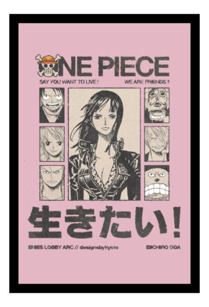 Cuadro Decorativo Anime - One Piece 12 - A3 30x40 Cm