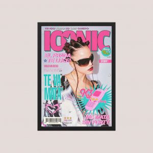 Cuadro Poster Emilia Mernes Iconic - Tamaño A4 20x30 Cm