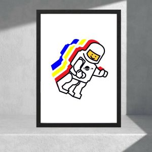 Cuadro Decorativo Videojuegos - Lego 06 - Tamaño A3 30x40