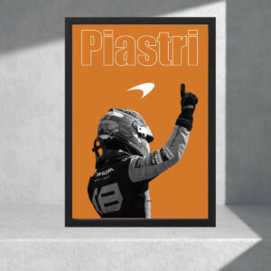 Cuadro Decorativo F1 - Oscar Piastri 04 - A3 30x40 Cm