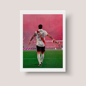 Cuadro Enzo Perez River Plate (a4) - Arte Decorativo Futbol