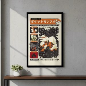 Cuadro Decorativo Series - Pokemon 17 - A3 30x40 Cm