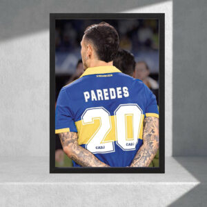 Cuadro Decorativo Boca Juniors, Leandro Paredes 06, A3 30x40