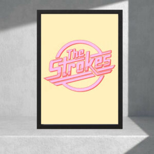Cuadro Decorativo The Strokes 02 - Tamaño A3 30x40 Cm