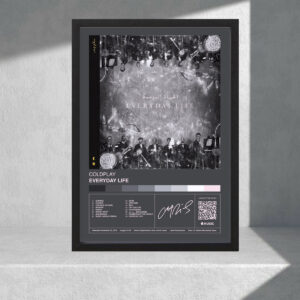 Cuadro Decorativo Coldplay 06 - Tamaño A3 30x40 Cm