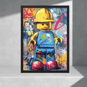 Cuadro Decorativo Videojuegos - Lego 02 - Tamaño A3 30x40