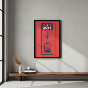 Cuadro Decorativo Futbol - San Lorenzo 08 - A3 30x40 Cm