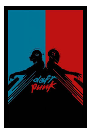 Cuadro Decorativo Musica - Daft Punk 01 - A3 30x40 Cm