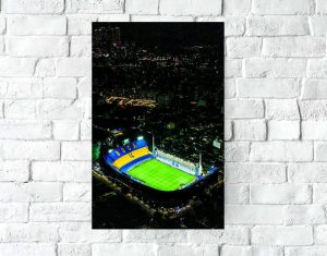 Poster Lámina Decorativa Boca Juniors Mod 27, A3 30x42 Cm