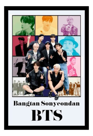 Cuadro Decorativo Musica - Bts 14 - A3 30x40