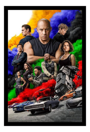 Cuadro Decorativo Cine - Rapidos Y Furiosos 15 - A3 30x40