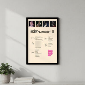 Cuadro María Becerra - Show River Plate 360 - A3 30x40 Cm