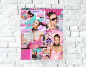 Poster Lámina Decorativa Emilia Mernes 19 Tamaño A3 30x42 Cm