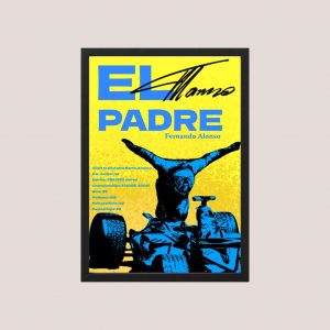 Cuadro F1 Fernando Alonso 06 - Tamaño A3 30x40 Cm