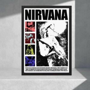 Cuadro Decorativo Musica - Nirvana 11 - A3 30x40