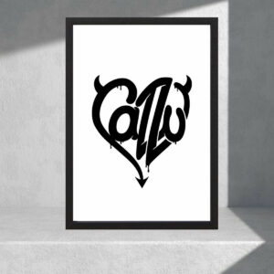 Cuadro Decorativo Música - Cazzu 01 - Tamaño A3 30x40