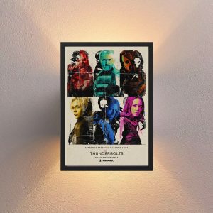 Cuadro Decorativo Marvel Thunderbolts 02, Tamaño A3 30x40 Cm