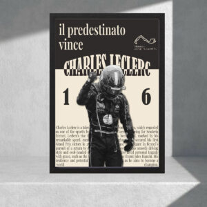 Cuadro Decorativo Charles Leclerc 10 - Tamaño A3 30x40 Cm