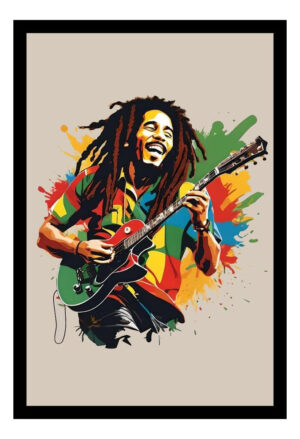 Cuadro Decorativo Musica - Bob Marley 07 - A3 30x40 Cm