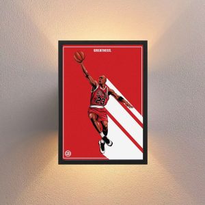 Cuadro Decorativo Michael Jordan 04 - Tamaño A3 30x40 Cm