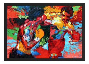 Cuadro Pintura Rocky Balboa Vs Apollo Creed - A3 30x40