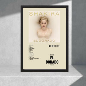 Cuadro Decorativo Música - Shakira, El Dorado - A3 30x40