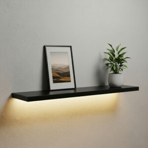 Combo Estante Led + Cuadro Decorativo Personalizado A4 20x30