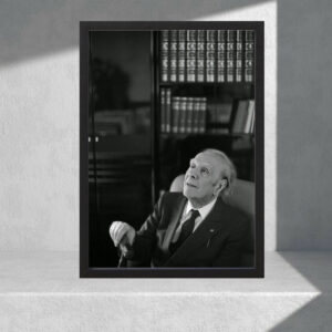 Cuadro Decorativo Literatura - Borges 01 - A3 30x40