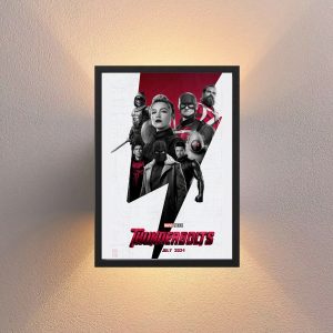Cuadro Decorativo Marvel Thunderbolts 04, Tamaño A3 30x40 Cm