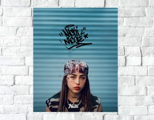 Poster Decorativo Nicki Nicole 10 - Tamaño A3 30x40