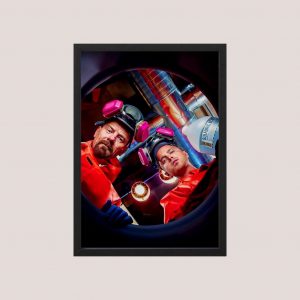 Cuadro Decorativo Breaking Bad 26 - Tamaño A3 30x40 Cm