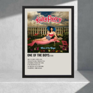 Cuadro Decorativo Katy Perry, One Of The Boys - A3 30x40 Cm