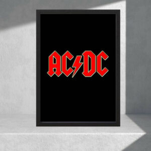 Cuadro Decorativo Musica - Acdc 08 - A3 30x40