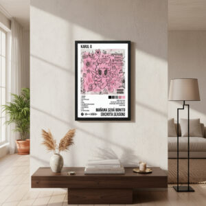 Cuadro Decorativo Karol G, Mañana Será Bonito 02 - A3 30x40