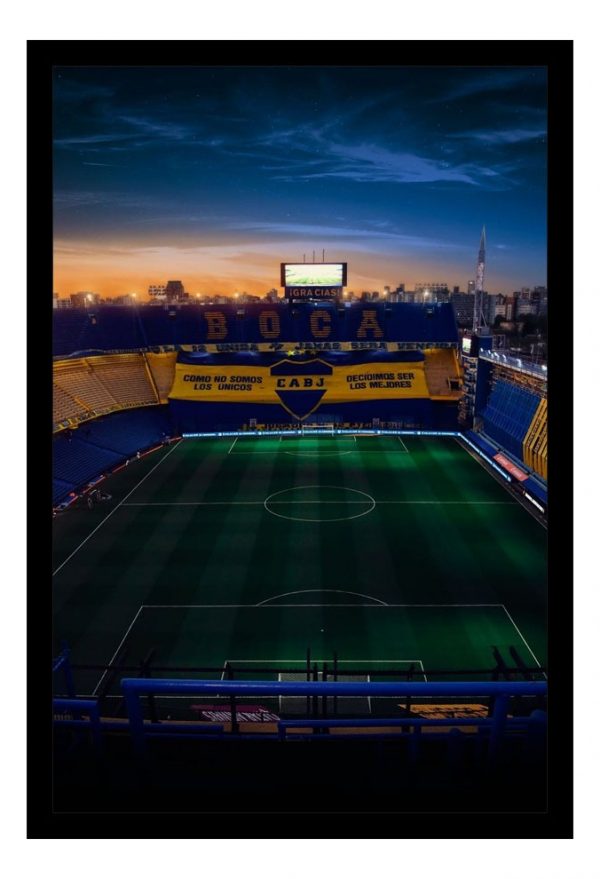 Cuadro Decorativo Boca Juniors - La Bombonera 15 - A3 30x40