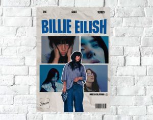 Poster Lámina Decorativa Billie Eilish 11 Tamaño A3 30x42 Cm