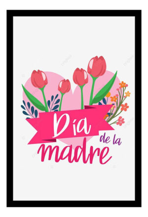 Cuadro Decorativo - Día De La Madre 02 - A3 30x40 Cm