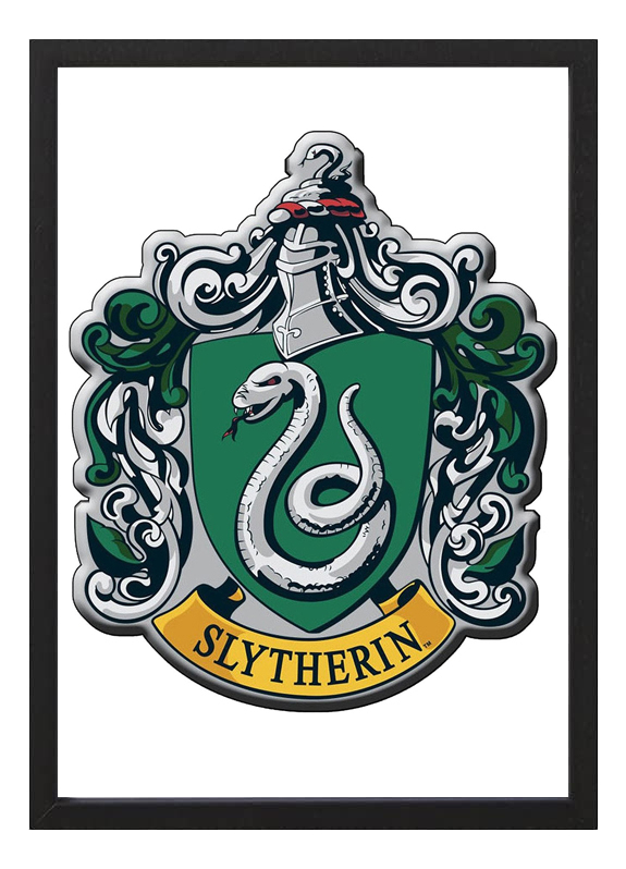 Cuadro Harry Potter Slytherin - A3 30x40 Cm