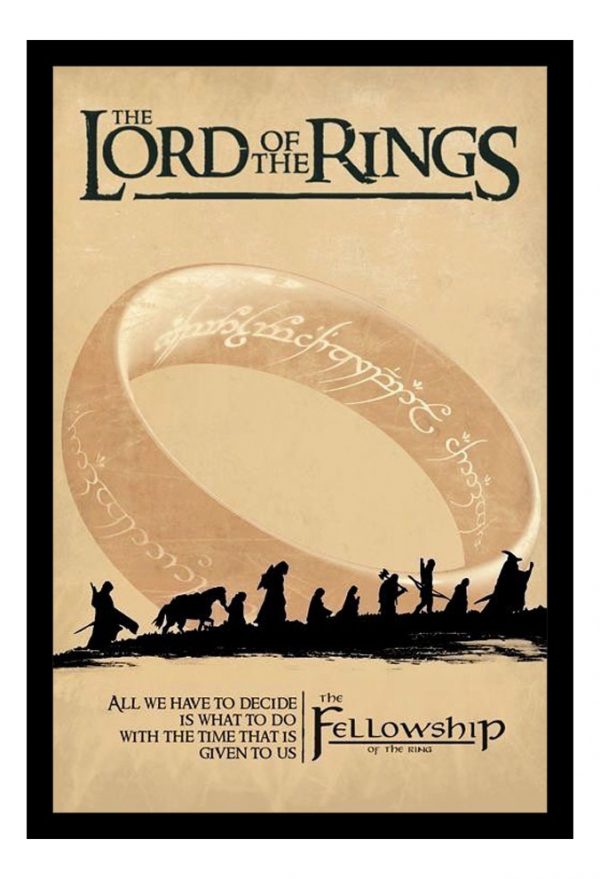 Cuadro Decorativo Cine - El Señor De Los Anillos 18 A3 30x40