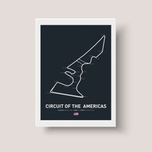 Cuadro Circuito Las Americas Gp Usa, Formula 1 - A3 30x40