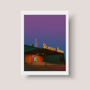 Cuadro Decorativo Arquitectura Bowling Usa A3 - Arte Urbano