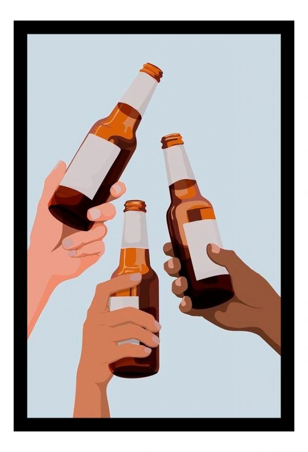 Cuadro Decorativo Bares - Cerveceria 01 - A3 30x40