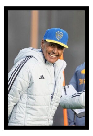 Cuadro Boca Juniors - Miguel Angel Russo 04 - A3 30x40 Cm