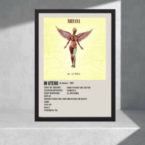 Cuadro Decorativo Musica - Nirvana, In Utero - A3 30x40